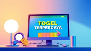 Explore the world of TOGEL TERPERCAYA with an engaging online lottery interface featuring vibrant colors and a welcoming atmosphere.