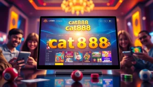 Explore the cat888 platform showcasing dynamic lottery games and casino fun.