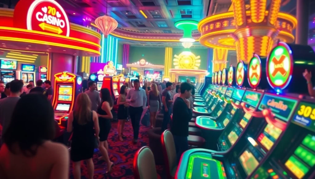 Experience the thrill at ausvegas.xyz with vibrant casino games and lively atmosphere.