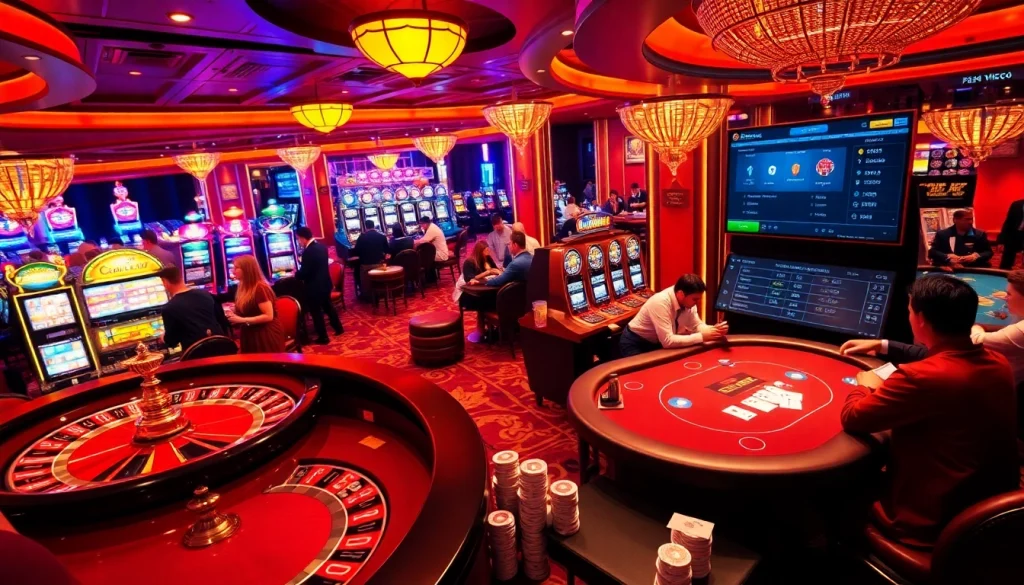 Experience the thrill of winning at casinos with https://rr888.video/ featuring players at roulette and poker tables.