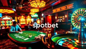 Spotbet transforms your gaming experience with thrilling casino action at vibrant tables, exciting slots, and dedicated players.