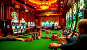 Experience the thrill of rr88 vip in a luxurious casino setting, with vibrant games and high-stakes excitement.