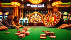 Experience thrilling gambling action at https://68gamebai.download/ where friends gather around poker tables, eager to win.