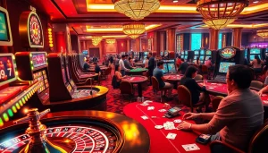 Engaging players at a casino table with ai sex chat free discussions about strategies for winning big in gambling.