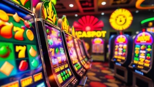 Situs slot gacor dalam suasana menegangkan dengan mesin slot penuh semangat.